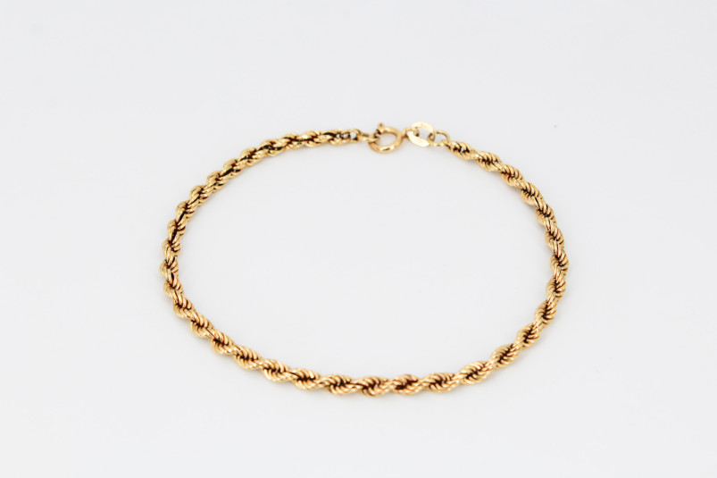 Pulsera de oro de 18k. de segunda mano. Joyería de ocasión | ROYALHYSTERIA