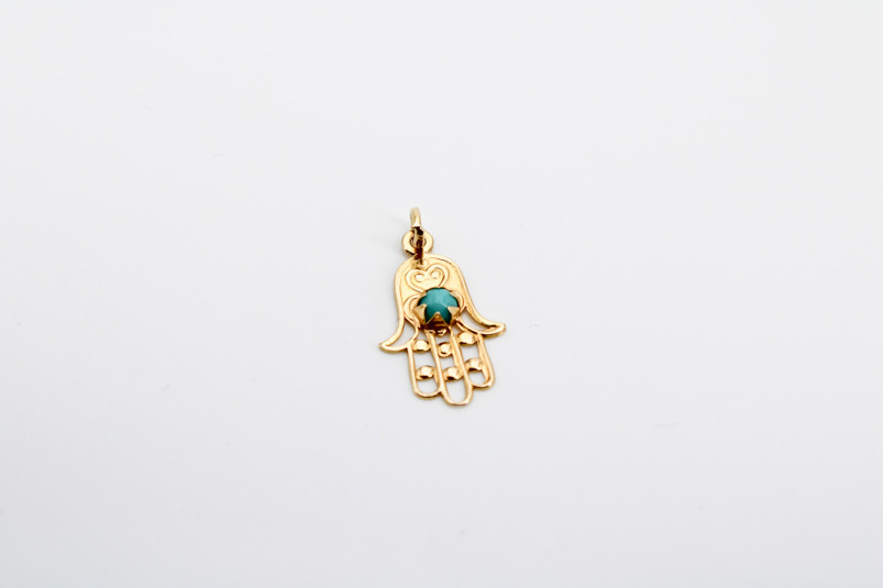 Colgante de oro de 18k. de segunda mano. Joyería de ocasión | ROYALHYSTERIA