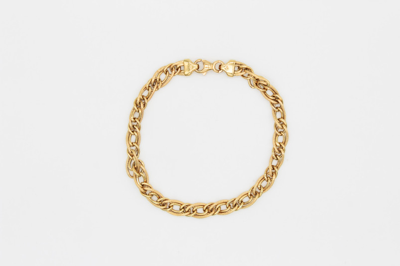 Pulsera de oro de 18k. de segunda mano. Joyería de ocasión | ROYALHYSTERIA