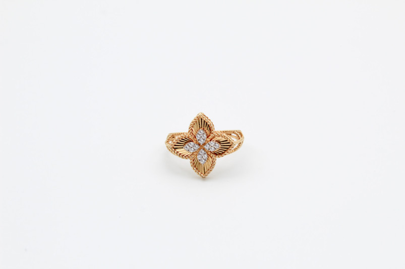 Anillo de oro de 18k. de segunda mano. Joyería de ocasión | ROYALHYSTERIA