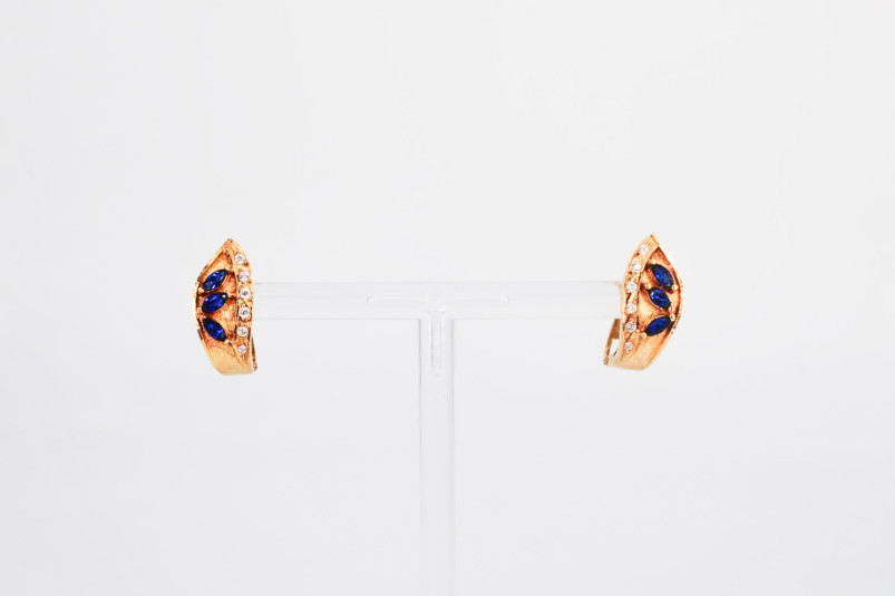 Pendiente de oro de 18k. de segunda mano. Joyería de ocasión | ROYALHYSTERIA