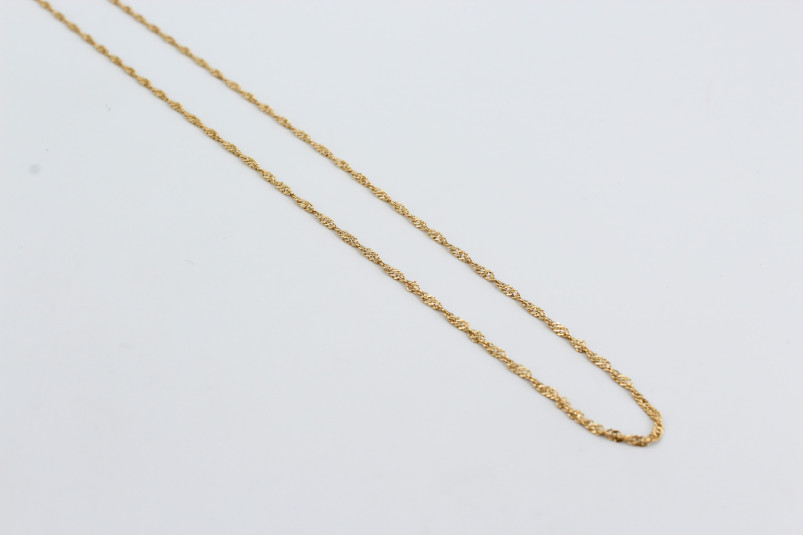 Cadena de oro de 18k. de segunda mano. Joyería de ocasión | ROYALHYSTERIA