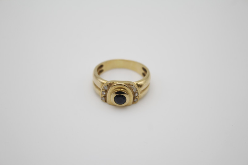 Solitario de oro de 18k. de segunda mano. Joyería de ocasión | ROYALHYSTERIA