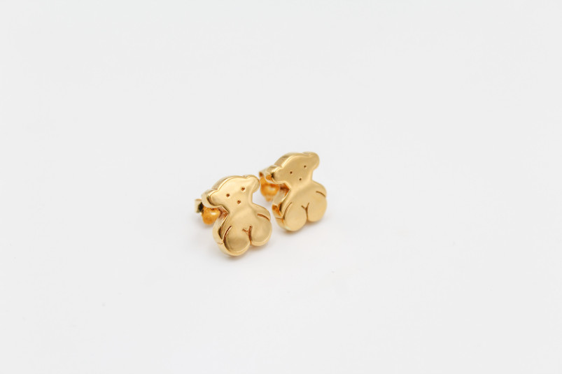Pendiente de oro de 18k. de segunda mano. Joyería de ocasión | ROYALHYSTERIA