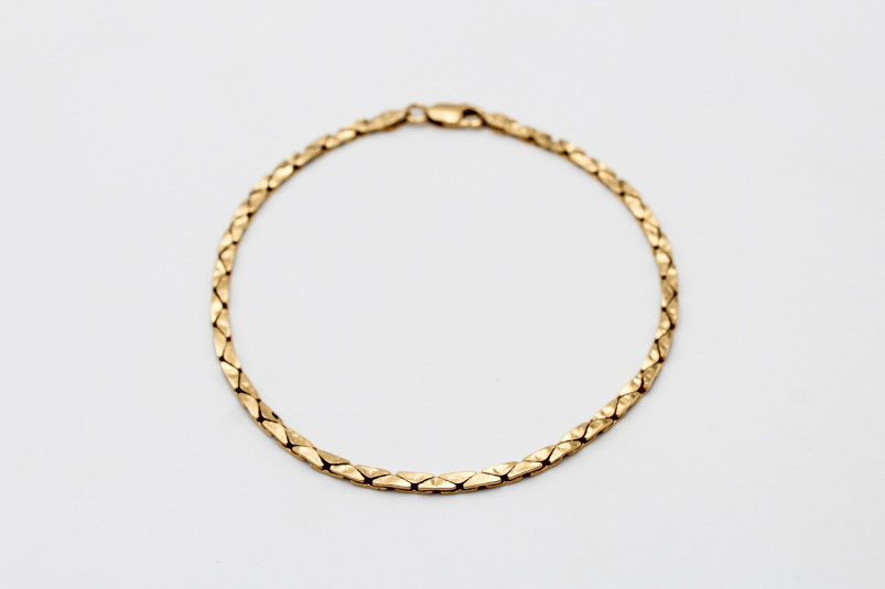 Pulsera de oro de 18k. de segunda mano. Joyería de ocasión | ROYALHYSTERIA