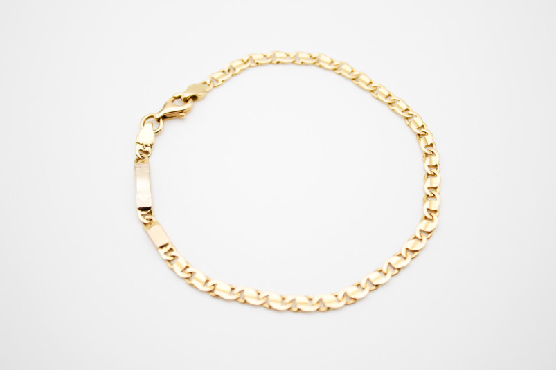 Pulsera de oro de 18k. de segunda mano. Joyería de ocasión | ROYALHYSTERIA
