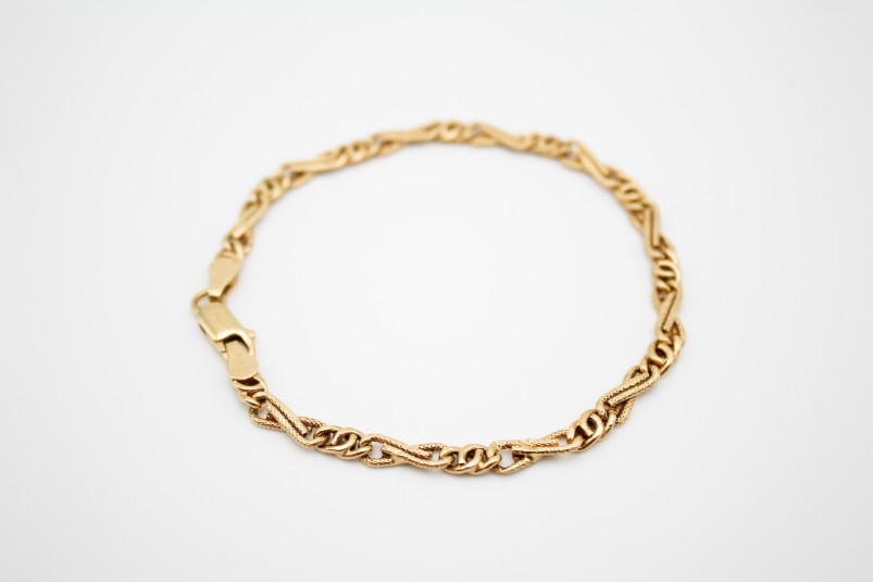 Pulsera de oro de 18k. de segunda mano. Joyería de ocasión | ROYALHYSTERIA