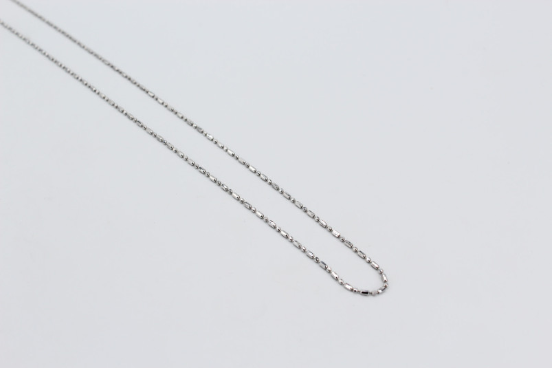 Cadena de oro blanco de 18k. de segunda mano. Joyería de ocasión | ROYALHYSTERIA