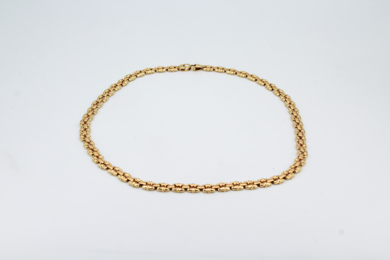 Gargantilla de oro de 18k. de segunda mano. Joyería de ocasión | ROYALHYSTERIA