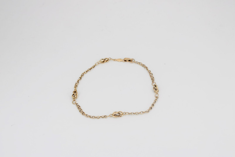 Pulsera de oro de 18k. de segunda mano. Joyería de ocasión | ROYALHYSTERIA