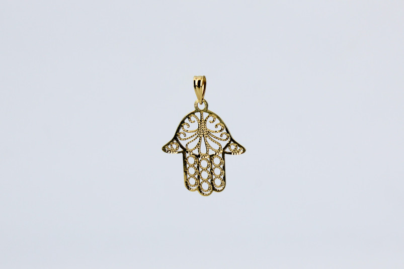 Colgante de oro de 18k. de segunda mano. Joyería de ocasión | ROYALHYSTERIA