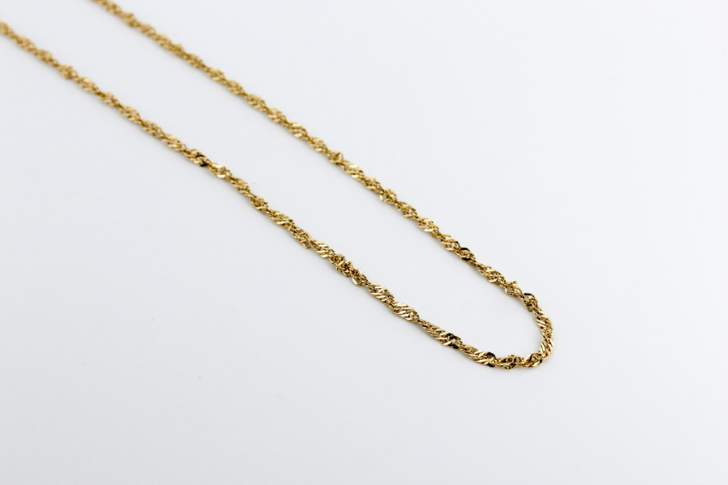 Cadena de oro de 18k. de segunda mano. Joyería de ocasión | ROYALHYSTERIA