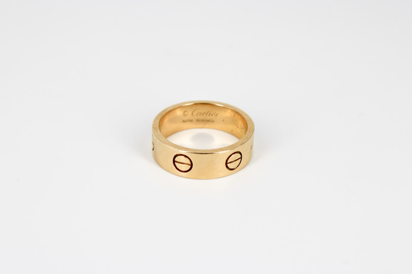 Anillo de oro de 18k. de segunda mano. Joyería de ocasión | ROYALHYSTERIA