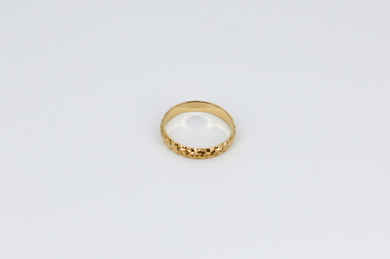 Alianza de oro de 18k. de segunda mano. Joyería de ocasión | ROYALHYSTERIA