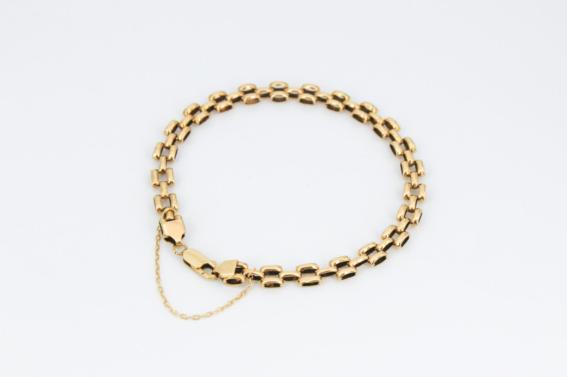 Pulsera de oro de 18k. de segunda mano. Joyería de ocasión | ROYALHYSTERIA