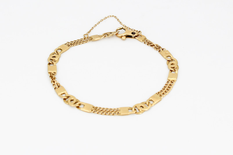Pulsera de oro de 18k. de segunda mano. Joyería de ocasión | ROYALHYSTERIA