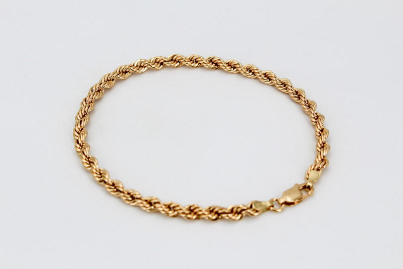 Pulsera de oro de 18k. de segunda mano. Joyería de ocasión | ROYALHYSTERIA