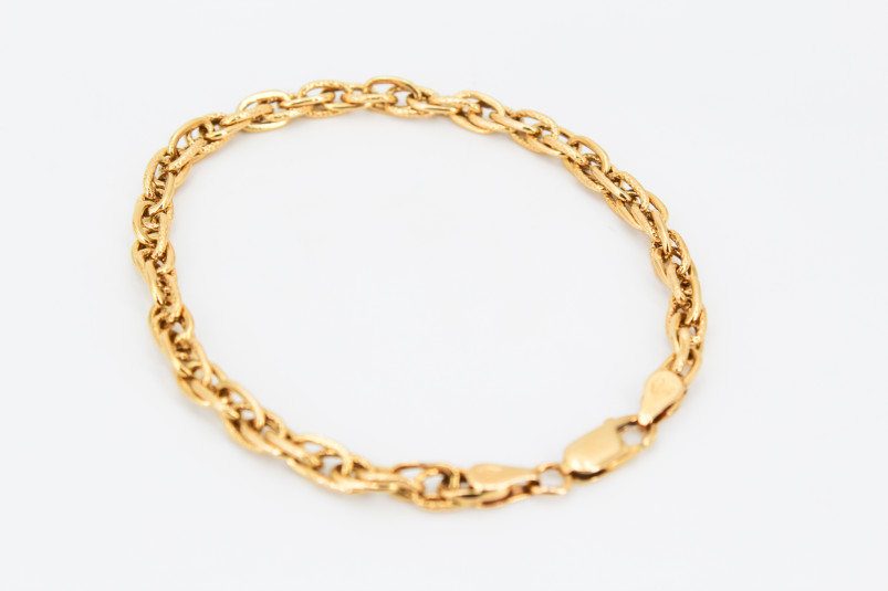 Pulsera de oro de 18k. de segunda mano. Joyería de ocasión | ROYALHYSTERIA