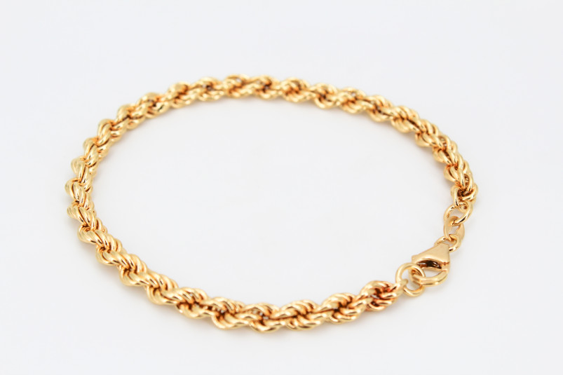 Pulsera de oro de 18k. de segunda mano. Joyería de ocasión | ROYALHYSTERIA