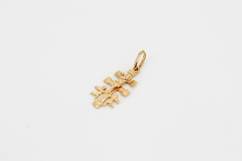 Cruz de oro de 18k. de segunda mano. Joyería de ocasión | ROYALHYSTERIA