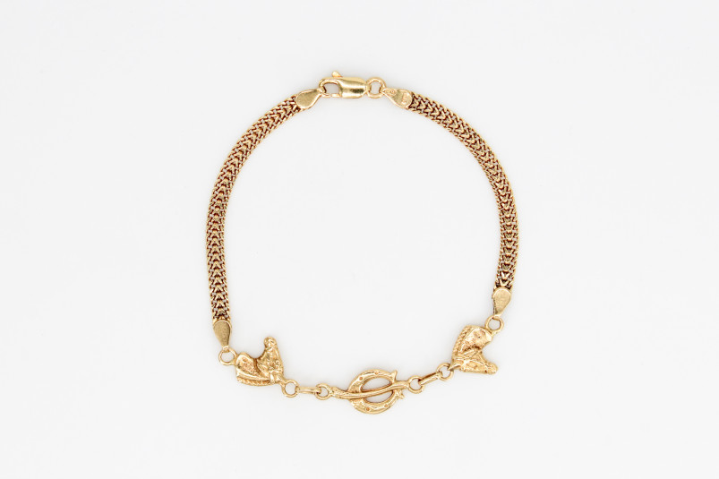 Pulsera de oro de 18k. de segunda mano. Joyería de ocasión | ROYALHYSTERIA