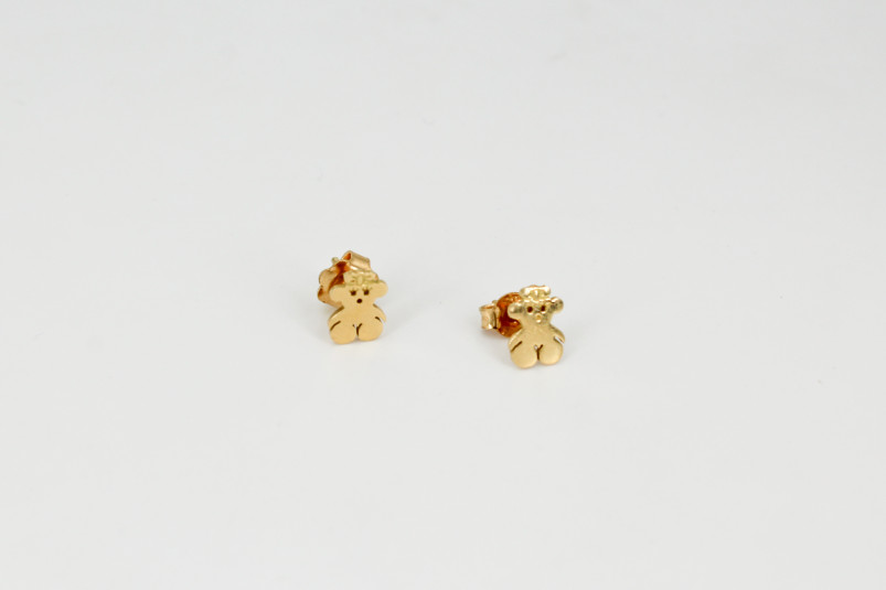 Pendiente de oro de 18k. de segunda mano. Joyería de ocasión | ROYALHYSTERIA