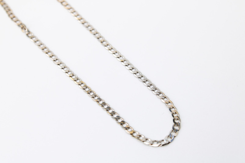 Cadena de oro combinado de 18k. de segunda mano. Joyería de ocasión | ROYALHYSTERIA