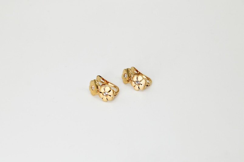 Pendiente de oro de 18k. de segunda mano. Joyería de ocasión | ROYALHYSTERIA