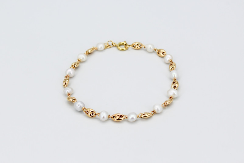 Pulsera de oro de 18k. de segunda mano. Joyería de ocasión | ROYALHYSTERIA