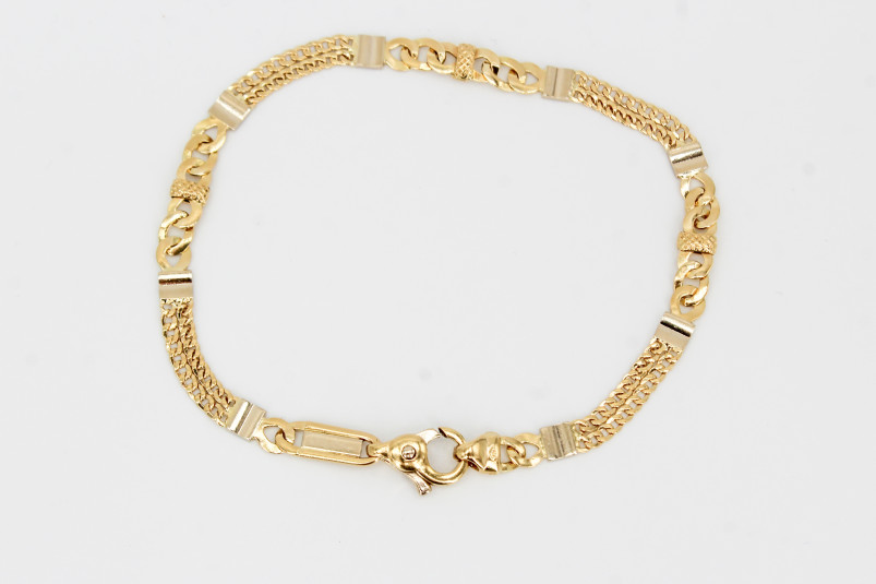 Pulsera de oro de 18k. de segunda mano. Joyería de ocasión | ROYALHYSTERIA