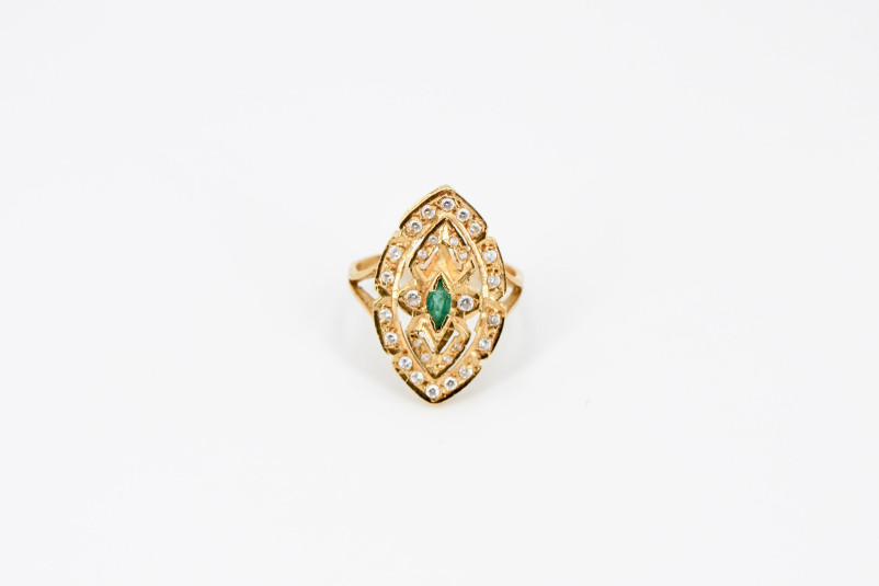 Anillo de oro de 18k. de segunda mano. Joyería de ocasión | ROYALHYSTERIA