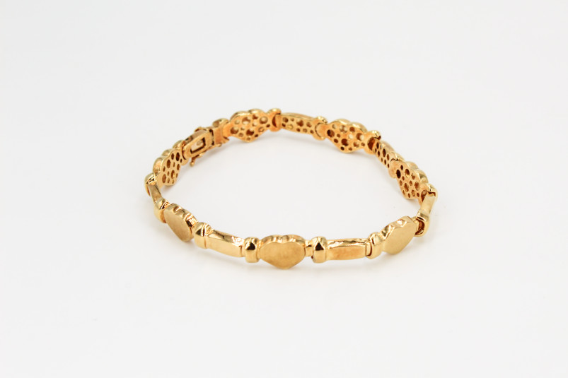 Pulsera de oro de 18k. de segunda mano. Joyería de ocasión | ROYALHYSTERIA