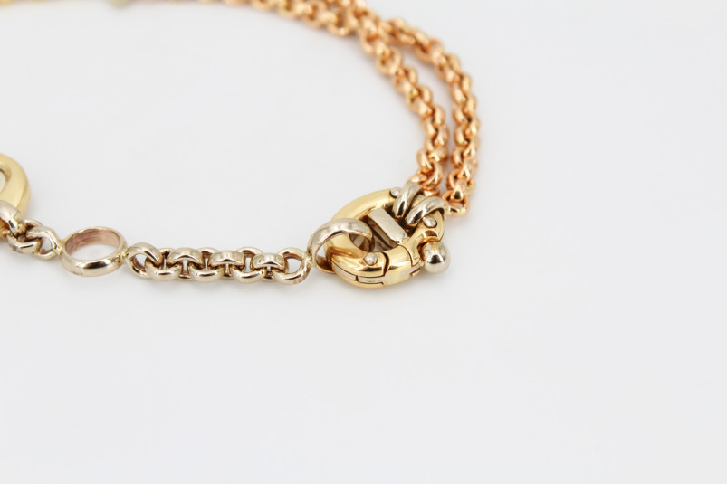 Pulsera de oro de 18k. de segunda mano. Joyería de ocasión | ROYALHYSTERIA