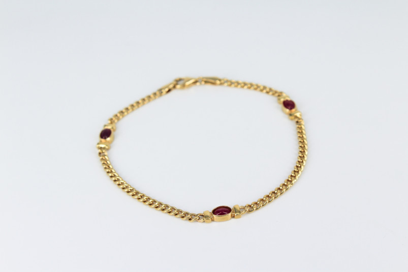 Pulsera de oro de 18k. de segunda mano. Joyería de ocasión | ROYALHYSTERIA