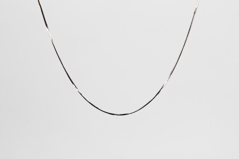 Cadena de oro blanco de 18k. de segunda mano. Joyería de ocasión | ROYALHYSTERIA