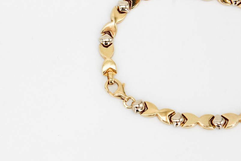 Pulsera de oro de 18k. de segunda mano. Joyería de ocasión | ROYALHYSTERIA