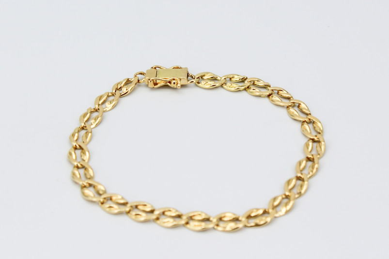 Pulsera de oro de 18k. de segunda mano. Joyería de ocasión | ROYALHYSTERIA