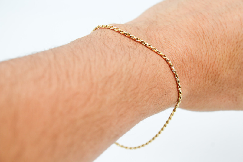 Pulsera de oro de 18k. de segunda mano. Joyería de ocasión | ROYALHYSTERIA