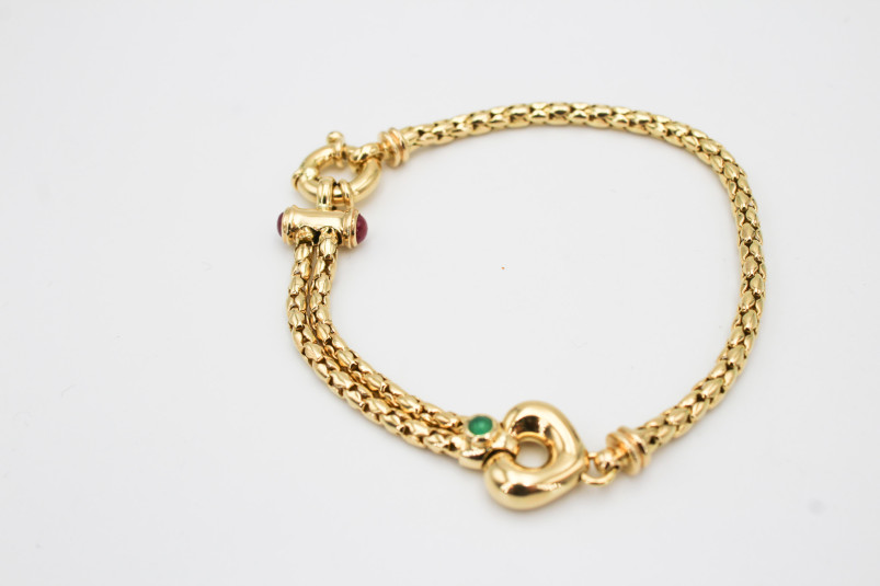 Pulsera de oro de 18k. de segunda mano. Joyería de ocasión | ROYALHYSTERIA