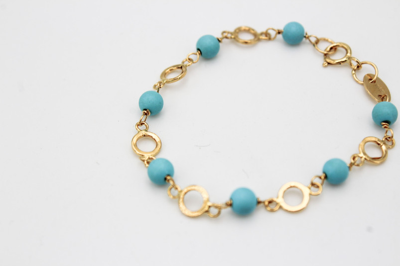 Pulsera de oro de 18k. de segunda mano. Joyería de ocasión | ROYALHYSTERIA