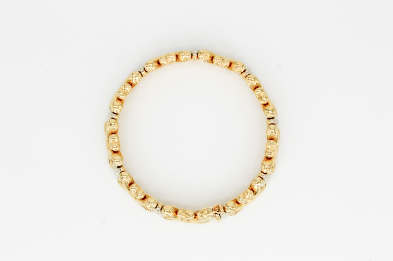 Pulsera de oro de 18k. de segunda mano. Joyería de ocasión | ROYALHYSTERIA
