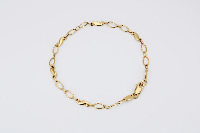 Pulsera de oro de 18k. de segunda mano. Joyería de ocasión | ROYALHYSTERIA