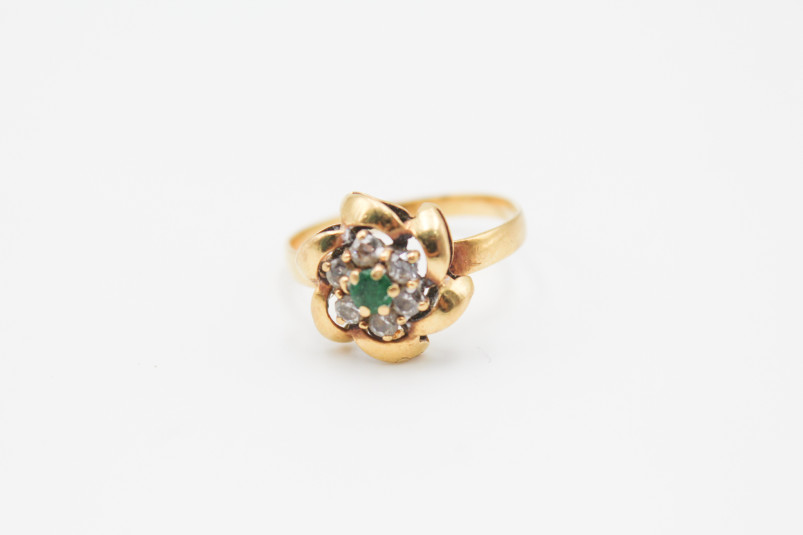 Solitario de oro de 18k. de segunda mano. Joyería de ocasión | ROYALHYSTERIA