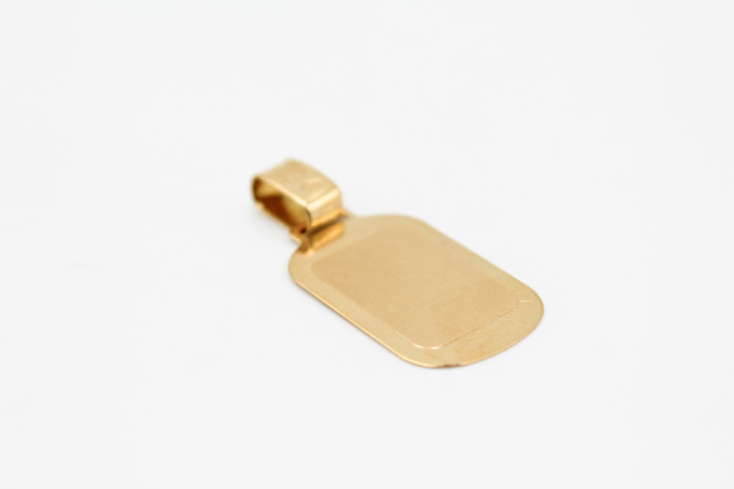Medalla de oro de 18k. de segunda mano. Joyería de ocasión | ROYALHYSTERIA
