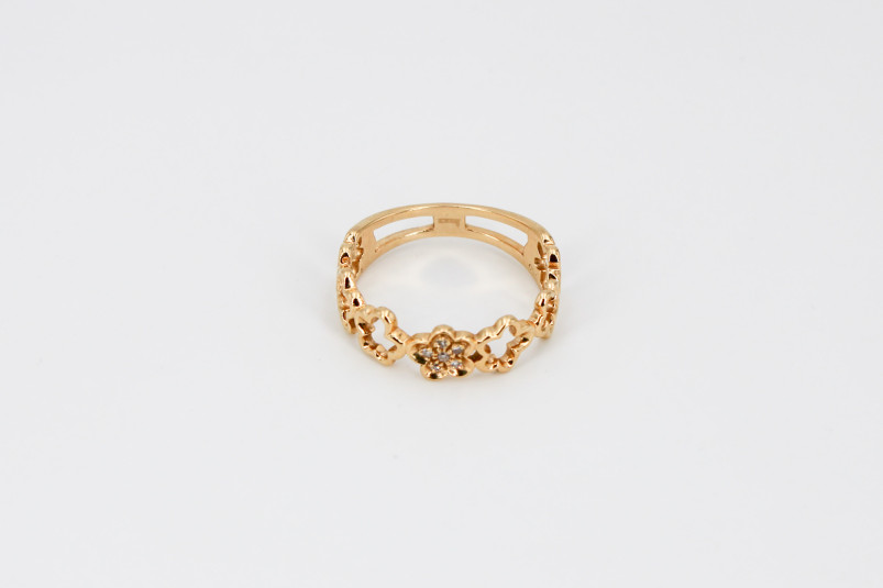 Anillo de oro de 18k. de segunda mano. Joyería de ocasión | ROYALHYSTERIA