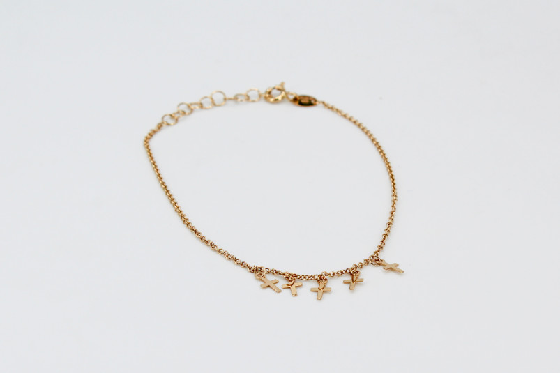 Pulsera de oro de 18k. de segunda mano. Joyería de ocasión | ROYALHYSTERIA