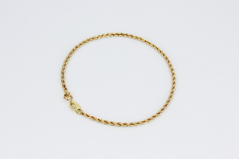 Pulsera de oro de 18k. de segunda mano. Joyería de ocasión | ROYALHYSTERIA