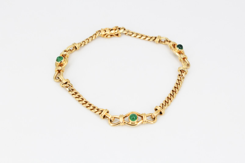 Pulsera de oro de 18k. de segunda mano. Joyería de ocasión | ROYALHYSTERIA
