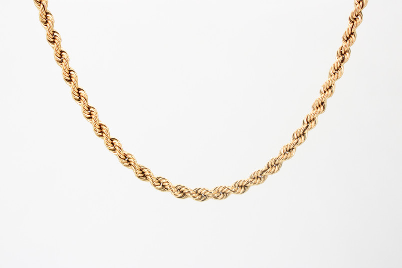 Cadena de oro de 18k. de segunda mano. Joyería de ocasión | ROYALHYSTERIA