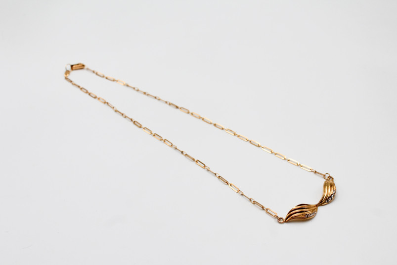 Collar de oro de 18k. de segunda mano. Joyería de ocasión | ROYALHYSTERIA